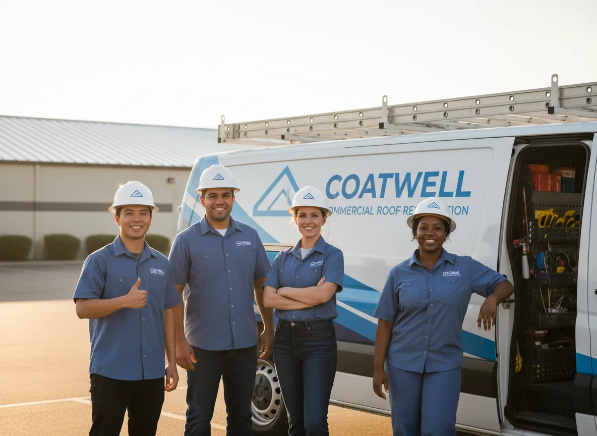 Commercial roof coating company in Corbett, OR